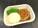 Hamburger steak, mashed potatoes