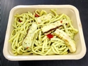 Linguine with chicken and pesto