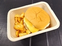 Chicken burger with cheese